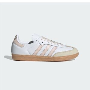 Adidas White and Tan Sneakers